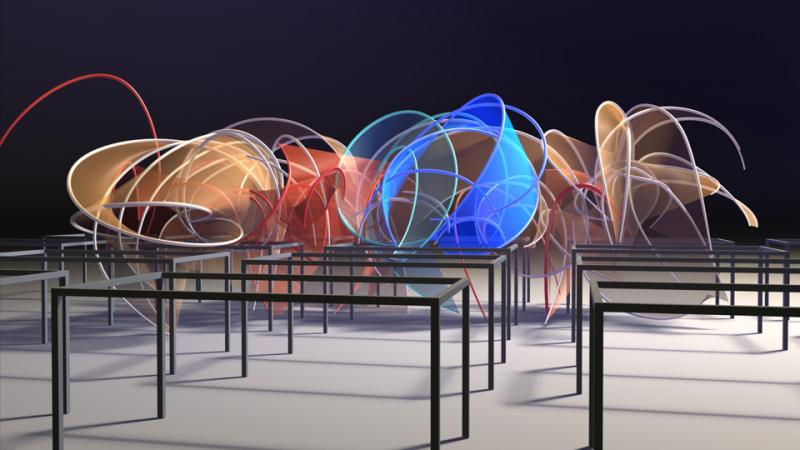 Synchronous Objects 3D visualization of dance