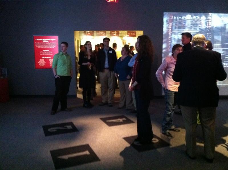 Cosi Wall 3 Group of students at COSI