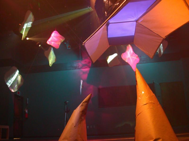 Combination Lighting Light Panels and Reflections
