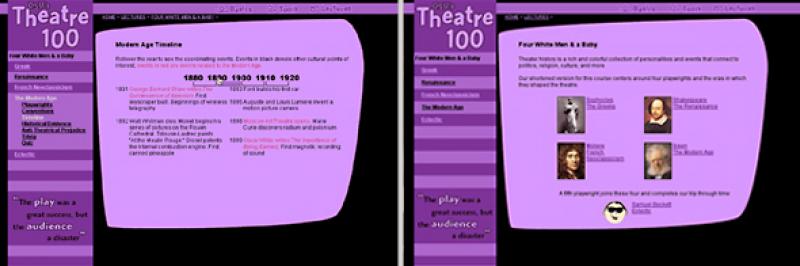 Theatre 100 software example