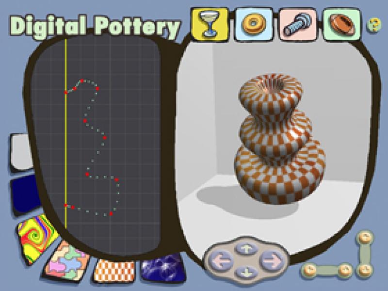 Digital Pottery Digitally Manipulated Football Shape