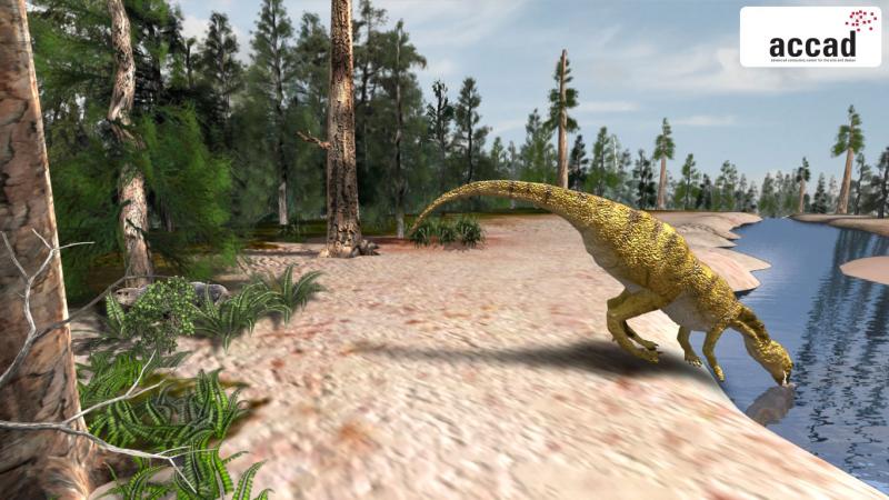 Jane Still Dinosaur and river