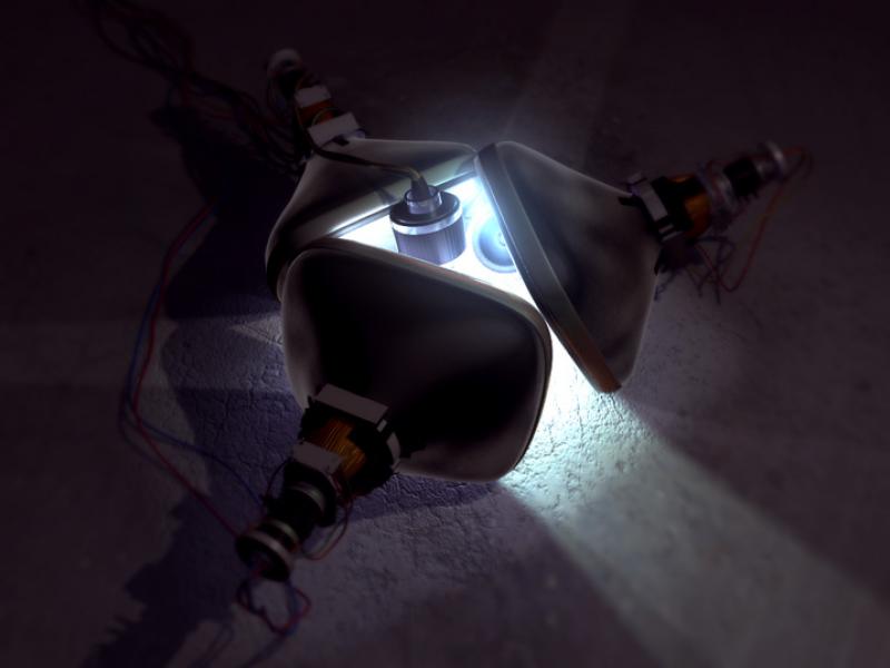 Limited Environment Three lights facing each other