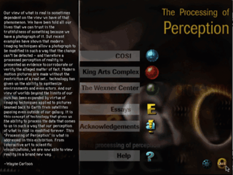 Processing of Perception Processing Explanation