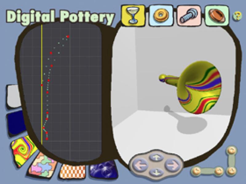 Digital Pottery Digitally Manipulated Trumpet Shape