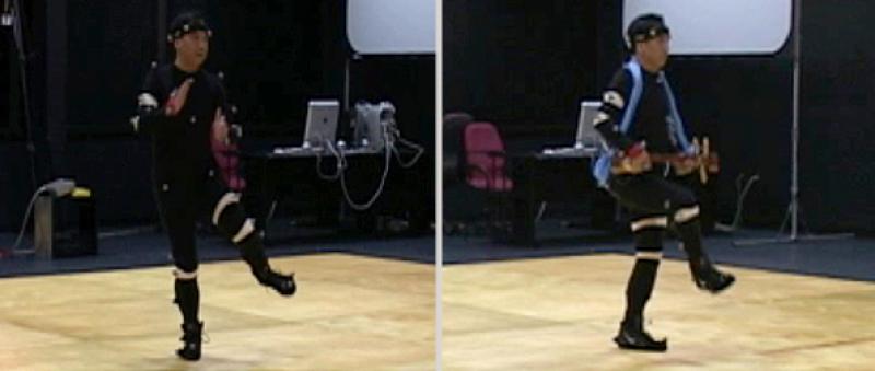 Sani Dance Man with MoCap suit dancing