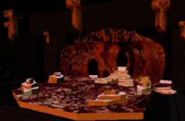 Virtual Theatre Set on Virtual Stage