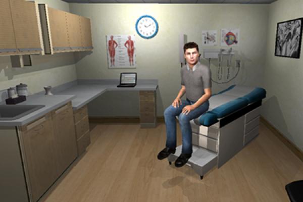 Patient sitting