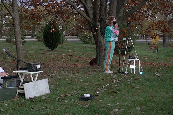 Emily Craver performing Past Future Tenses