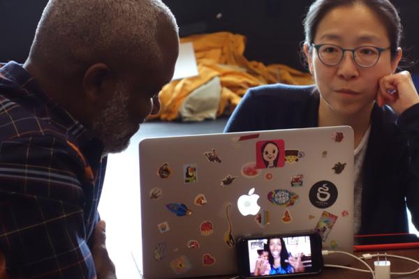 McArthur Freeman and Kyoung Swearingen collaboarting