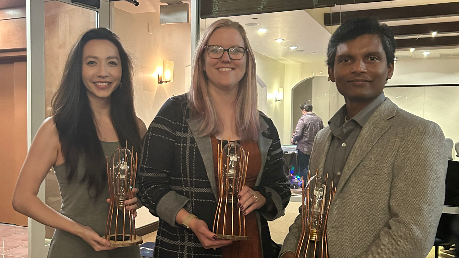 Lakshika Udakandage and his colleagues with their Ingenuity Awards